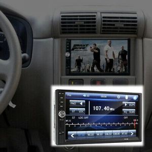 Car Bluetooth FM Player Stereo Radio 7&#039;&#039; HD MP5 Touch Screen + Free Rear Camera