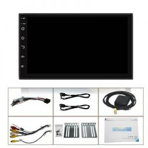 Double Din 7" Touch Screen Android 9.1 Car Stereo Radio GPS Navigation Wifi