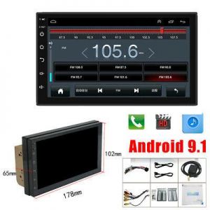 Double Din 7" Touch Screen Android 9.1 Car Stereo Radio GPS Navigation Wifi MP5