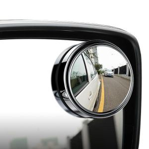 גאג׳דטים לרכב אביזרי פנים לרכב Car Vehicle Blind Spot Mirror Rear View Mirrors HD Convex Glass 360 Degree View Adjustable Mirror