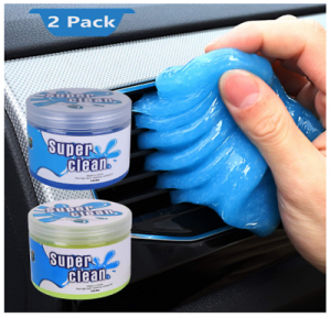 Magic Cleaning Gel for Car Detailing Keyboard & Tools Dust Removal 2 x 5.6 Oz
