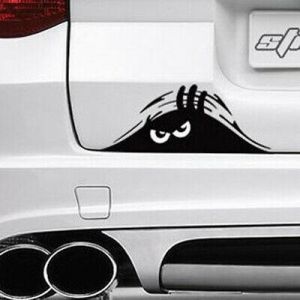 גאג׳דטים לרכב מדבקות לרכב 1× Eyes Monster Peeper Scary Car Bumper Window Vinyl Decals Sticker Accessories